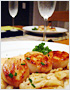 Seared Scallops in Spicy Cream Sauce with Buna Shimeji Mushrooms Recipe