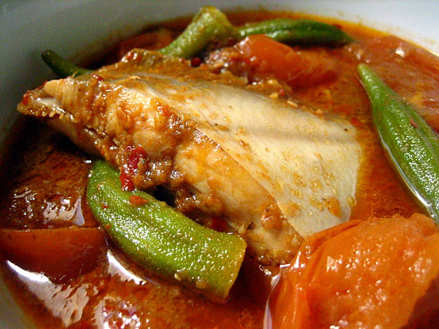Assam Pedas Fish (Pomfret)