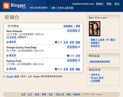 Blogger in China