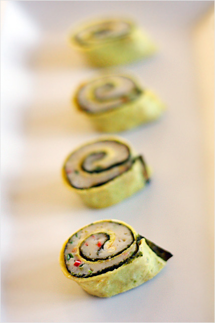 Steamed Fish Rolls