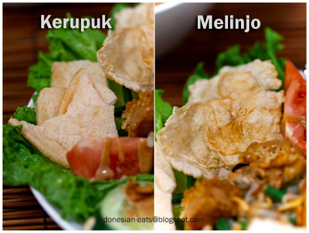Indonesian Kerupuk and Melinjo