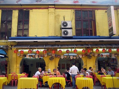 A Typical Open-Air Restaurant, Petaling Street