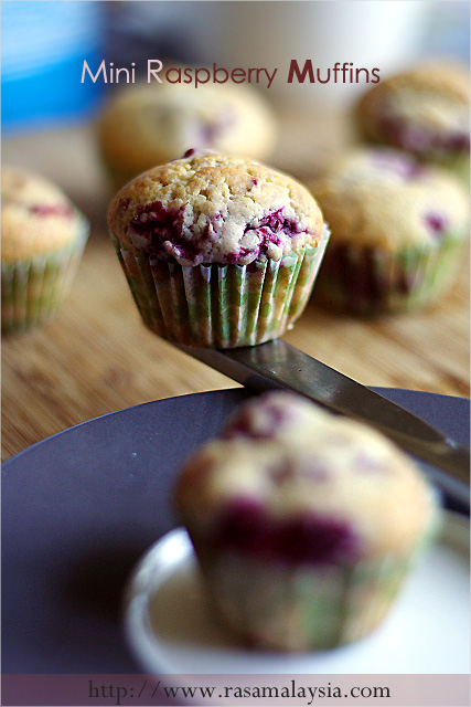 Mini Raspberry Muffins
