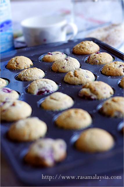 Mini Raspberry Muffins